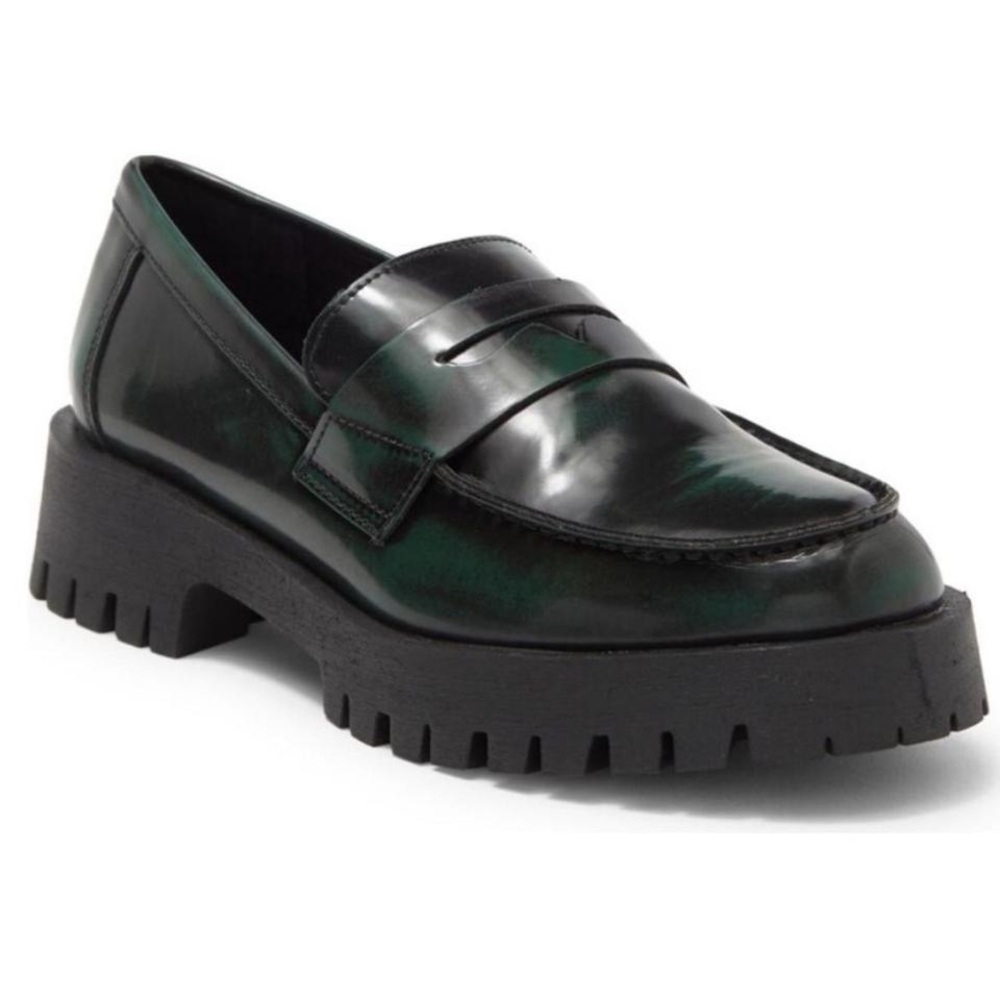 Green Steve Madden Loafers